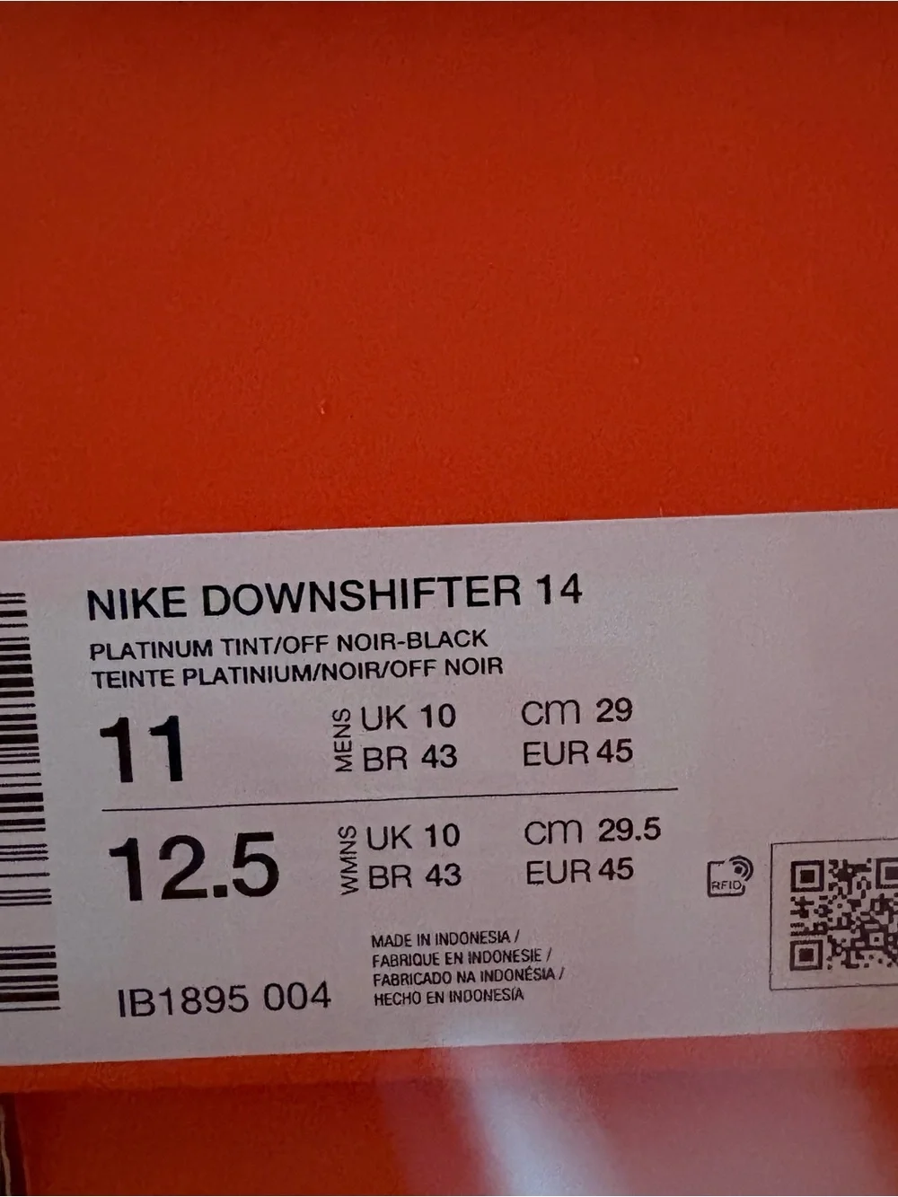 Nike Downshifter 14 Blue Orange White Mens Running Shoe Sneaker MULTIPLE SIZES